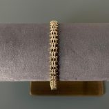 Hasır Detaylı Taş İşlemeli Bileklik 2