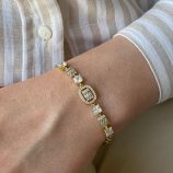 Baget Taşlı Zarif Bileklik 1