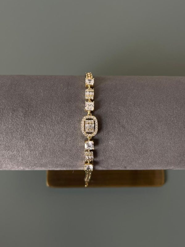 Baget Taşlı Zarif Bileklik 2